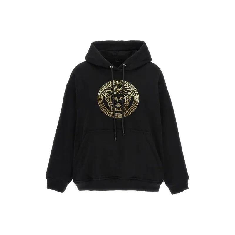VERSACE Medusa Cotton Hoodie-0