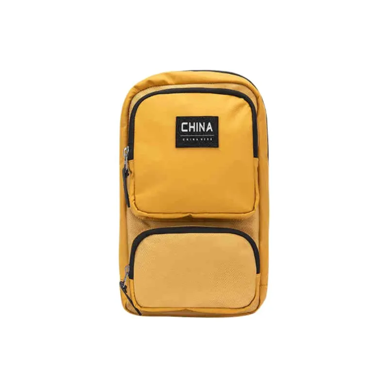 Anta Fabric Sling Bag Unisex Guikhaki-0