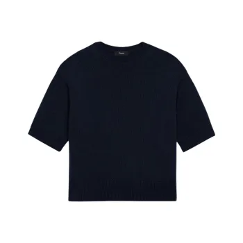 THEORY Cashmere Sweater Women's Marine Blue