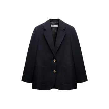 ZARA Jackets Coats Women's Blue