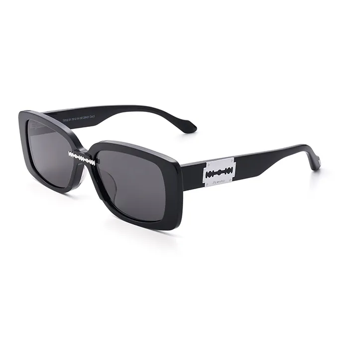 THE OWNER Plate Frame Rectangular Sunglasses Unisex-0