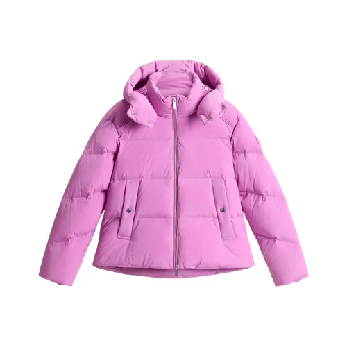 WOOLRICH Zip Up Hooded Puffer Jacket