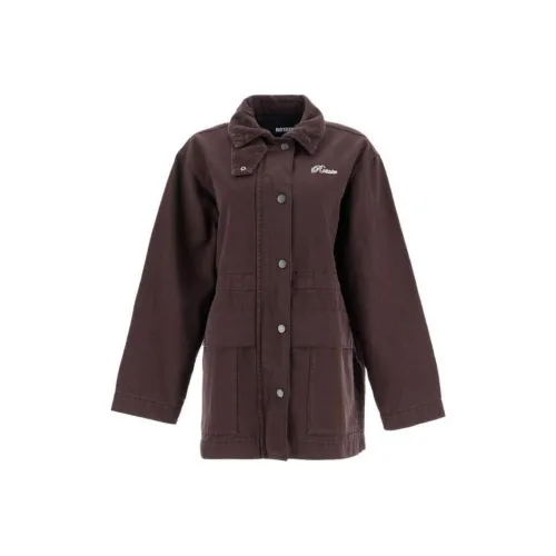 Rotate SS25 Jackets & Coats Women's Red Brown
