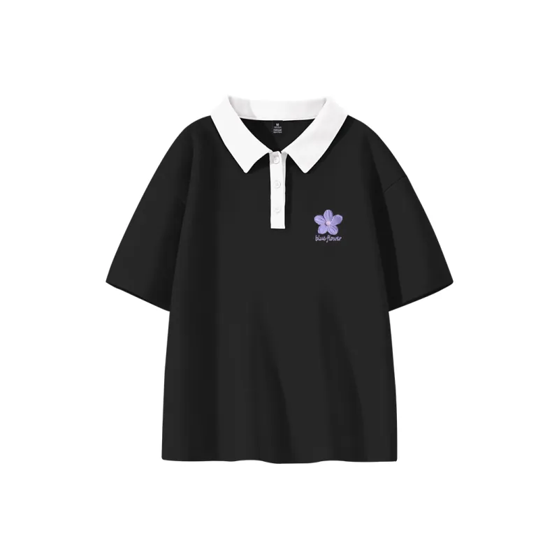 Cotton Polo Shirts Women's-0
