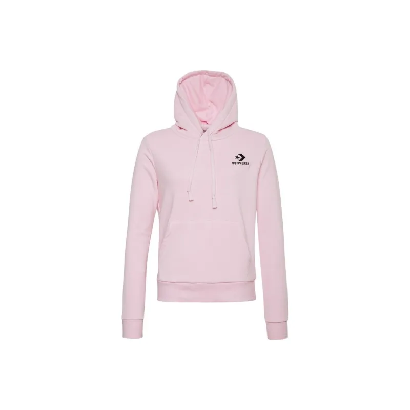 Converse Star Chevron EMB PO Sweatshirt Women's Pink-0