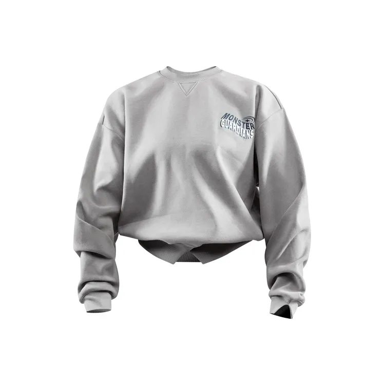 Monster Guardians Sweatshirt Women's Light Heather Gray-0