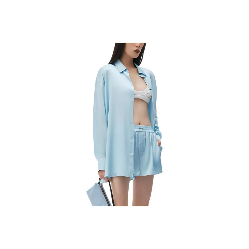 Alexander Wang SS24 Shirt Women's Bright Blue-0