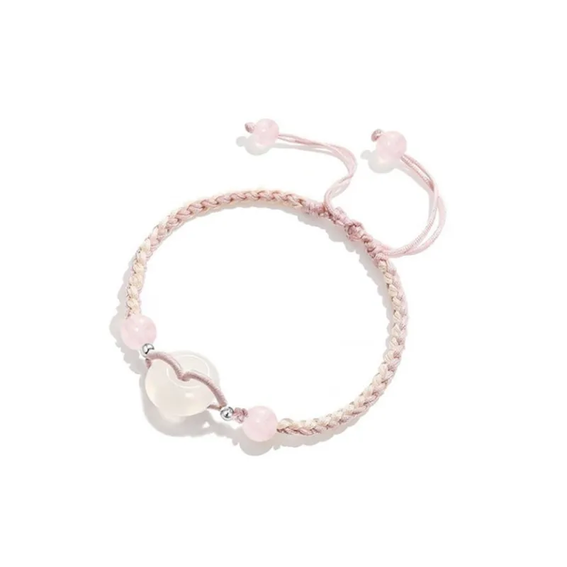 LUCA Strawberry Quartz Bracelets Unisex-7