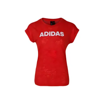 Adidas T Shirts Women's Red