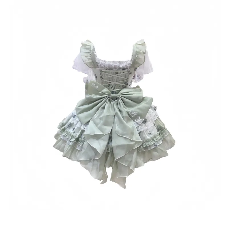 OUTDOORPRINCE Lolita Fashion Women's White Green-1