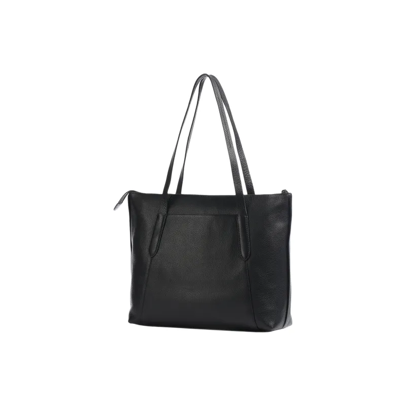 RADLEY Cow Leather Tote Bag Shopping Bag Handbag Shoulder Bag Large Size Unisex Black-1