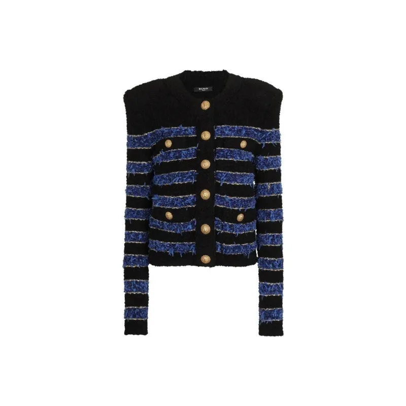 BALMAIN Jackets Women's Blue-0