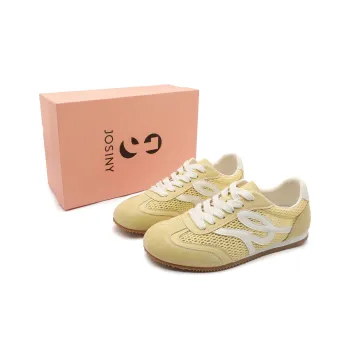 JOSINY Shock Absorbing, Non Slip, Wear Resistant, Breathable And Lightweight Casual Shoes Women's Yellow