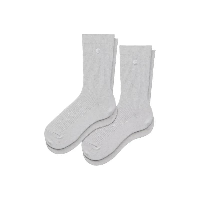 Carhartt WIP Mid Calf Socks Women's 2 Pack Gray-0