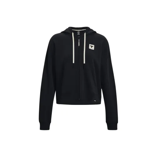Under Armour Project Rock Fleece Sweatshirt Women's Black