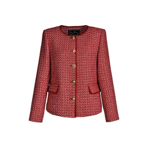 DIFFIE RIEGER Jackets Coats Women's Red
