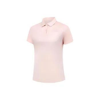 QIAODAN Variety Training Collection Polo Shirt Women's Crystal Pink