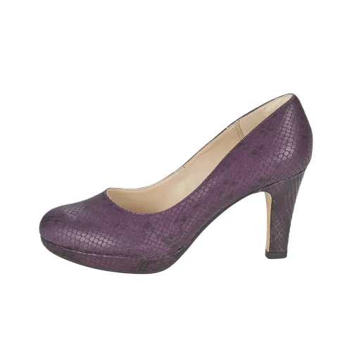Clarks CRISPKENDRA Slim Heel High Heels Women's Purple