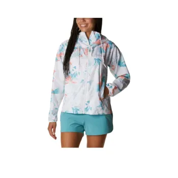Columbia Flash Challenger Novelty Windbreaker Jackets Coats Women's White