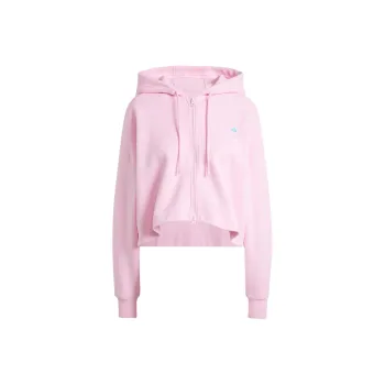 Adidas x Stella McCartney Cropped Hoodie Sweatshirt Women's Pink