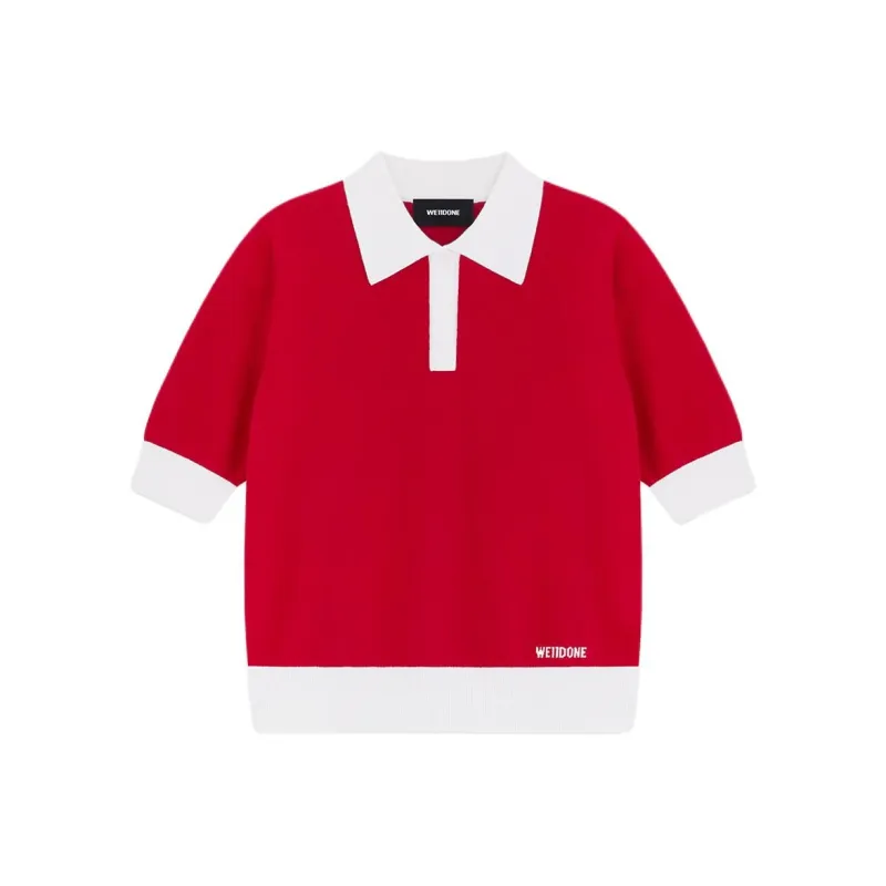 WE11DONE Polo Shirts Women's Red-0