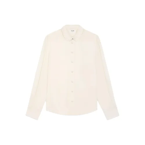 celine and Mia Shirt In Silk Crêpe And Acetate