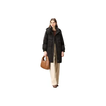 FENHONGMALI Down Jacket Women's Black