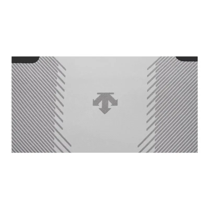 DESCENTE TRAINING Jacquard Fabric Gym Bag, One Shoulder Handbag Men's Gray-7
