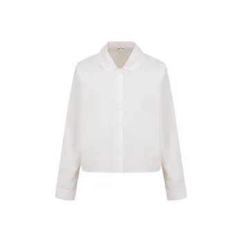 Omont Shirts Women's Milk White