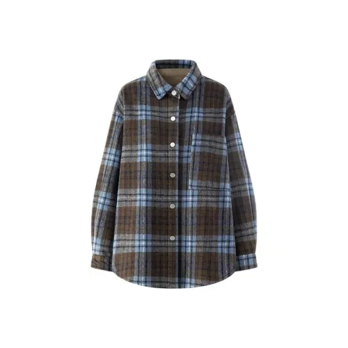 SECFLY OFFICIAL Shirt Women's Dark Brown