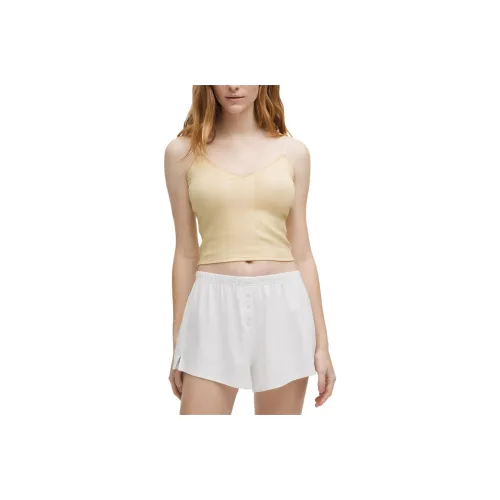 Lululemon Cropped Series Cotton Pointelle Cami Tank Top Camisole Women's