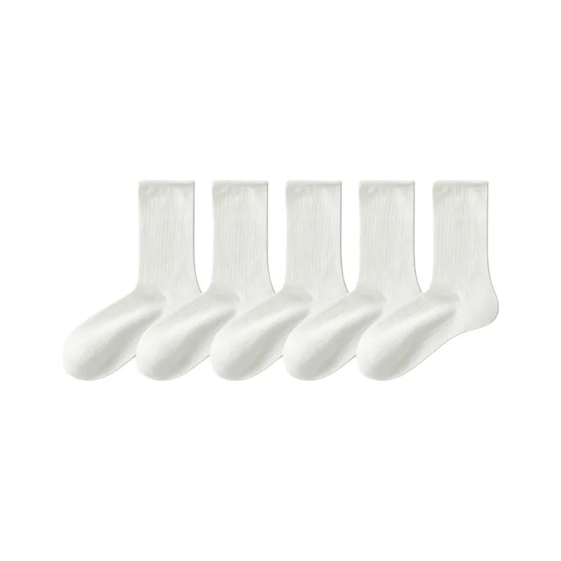 Temooues Mid Calf Socks Women's Combo Set-15