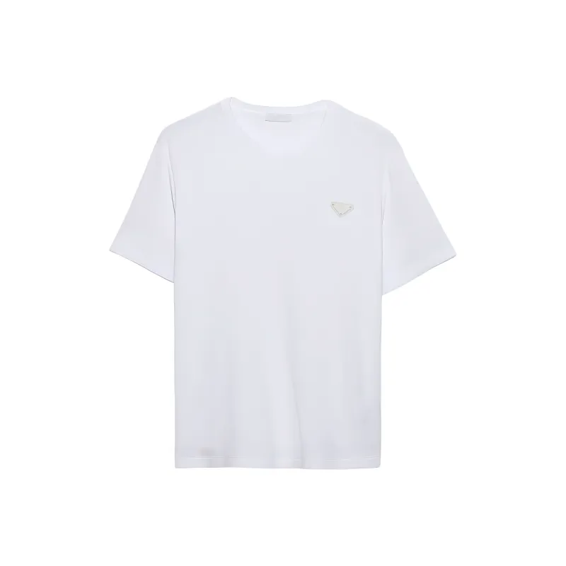 PRADA Logo Cotton T shirt-0