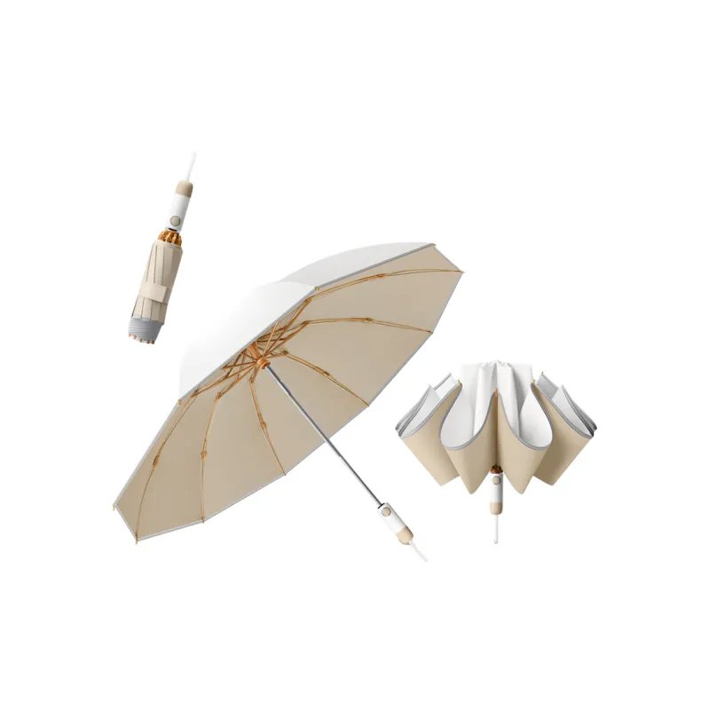 Imono Lightweight, Sun Protection, Compact, Stylish, Reinforced Thickened Folding Umbrella-9
