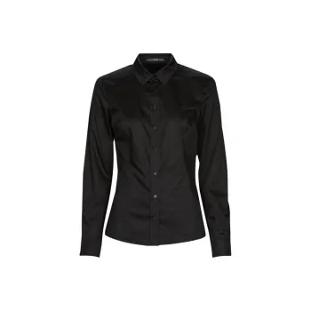 GUESS Classic Slim Fit Shirt Women's Black