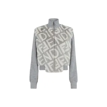 FENDI SS23 Jackets Coats Women's Gray