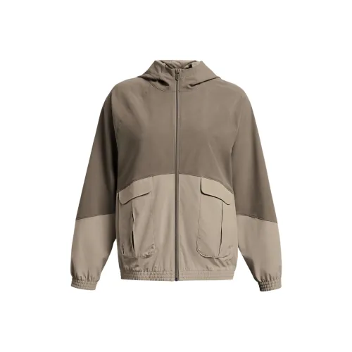Under Armour UA ArmourSport Cargo Jackets Coats Women's Light Brown