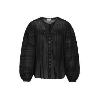 ISABEL MARANT Blusa Gregoria Sleeved Top