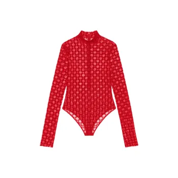 Givenchy 4G Motif Long-Sleeved Bodysuit