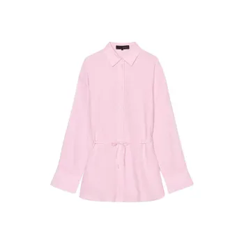 ZARA Shirt Women's Light Pink Red