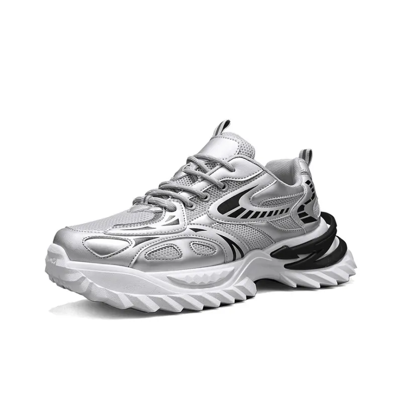Grumpy Ram Breathable Height Increase Low Top Chunky Sneakers Men's-1