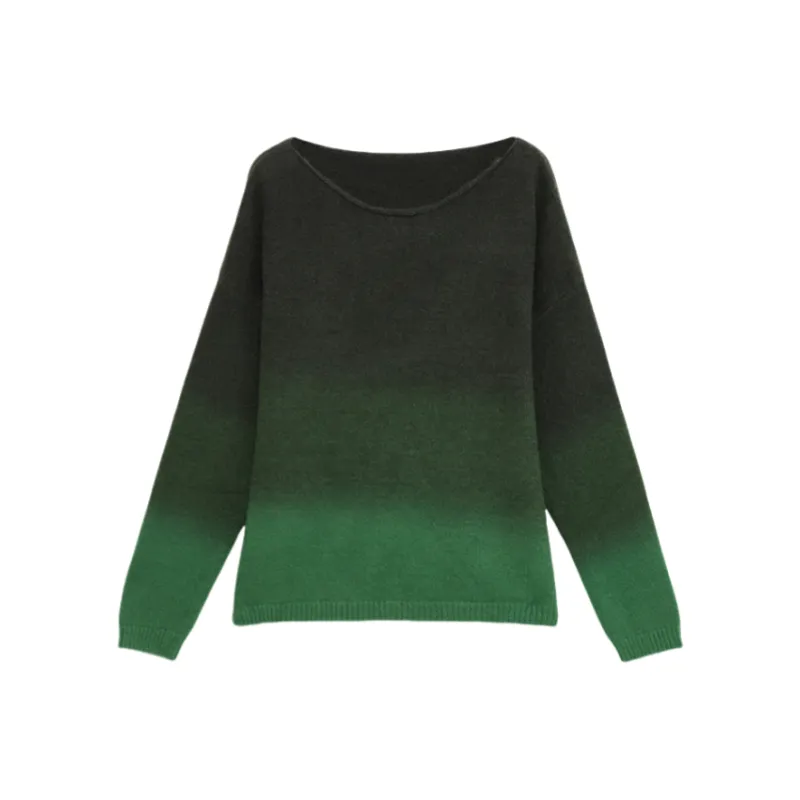 Princess Berdele Knitwear Women's Green Gradient-0