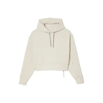 LACOSTE Cropped Hooded Sweatshirt