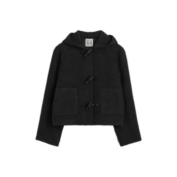 Toteme Felted Hooded Duffle Jacket