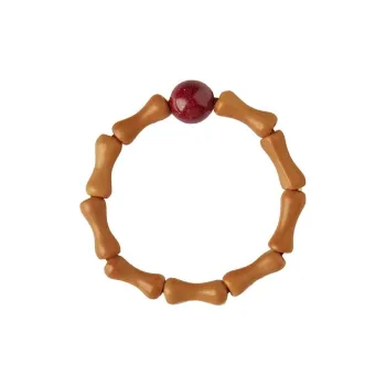 YUSHENGQING Olive Pit Rings Women's
