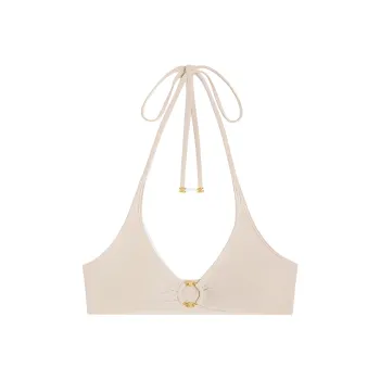 CELINE Triomphe Triangle Top In Matte Jersey