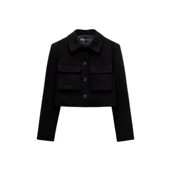 ZARA SS24 Jackets & Coats Women's Black