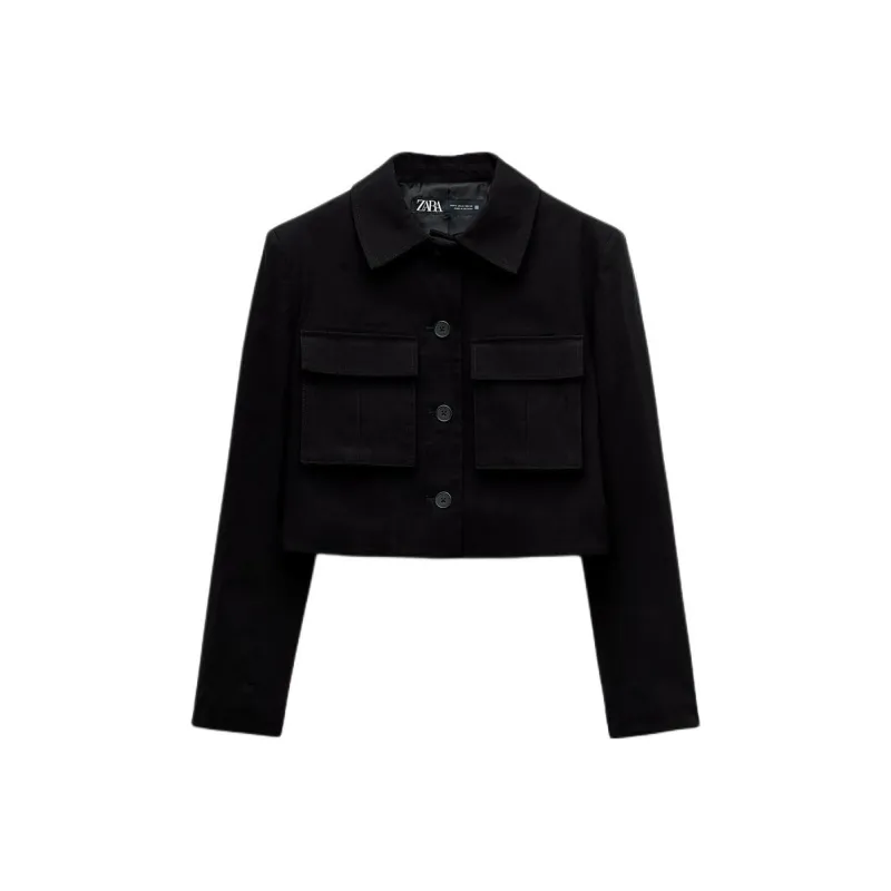 ZARA SS24 Jackets & Coats Women's Black-0
