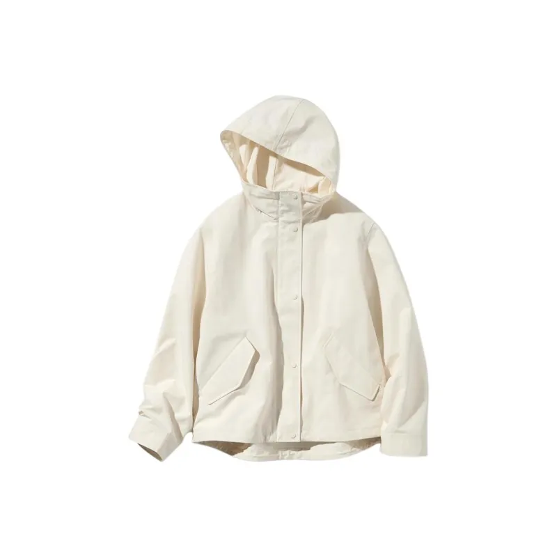 UNIQLO Jackets & Coats Women's Cream White-0