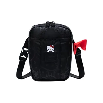 Herschel Hello Kitty Collaboration Polyester Crossbody Bag Cell Phone Pouch Fanny Pack Unisex Cruz Black
